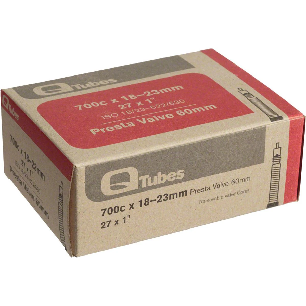 Q-Tubes 700c Presta Valve Tube 3 Q-Tubes 700c Presta Valve Tube - Image 3