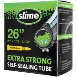 Slime Self-Sealing Tube 26" X 1.75-2.125" 48mm Presta Valve